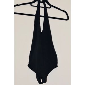 American Apparel: Halter Deep Plunge Leotard